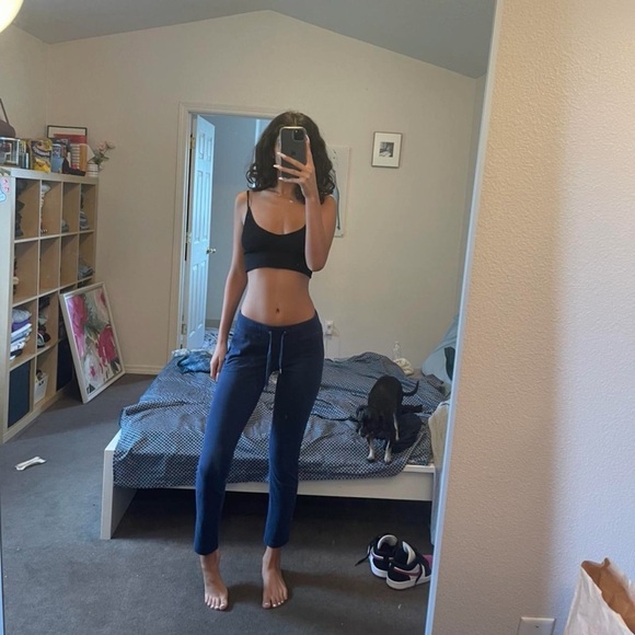 Lauren Ralph Lauren Pants - Lauren Ralph Lauren Blue Track Pants